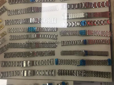 Toda la venta de correa de reloj de acero inoxidable en alta calidad